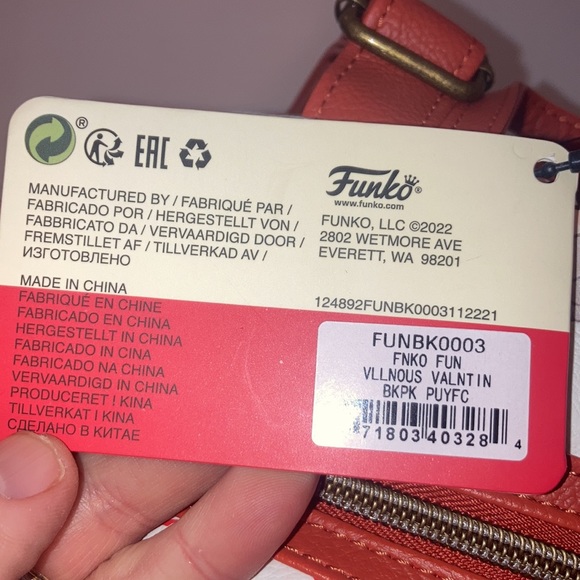 Funko Villainous Valentines Backpack.  NWT - Picture 10 of 10